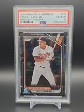 2024 Bowman Chrome Sapphire- Prospects Samuel Basallo #BCP-232 Black /10 PSA 10