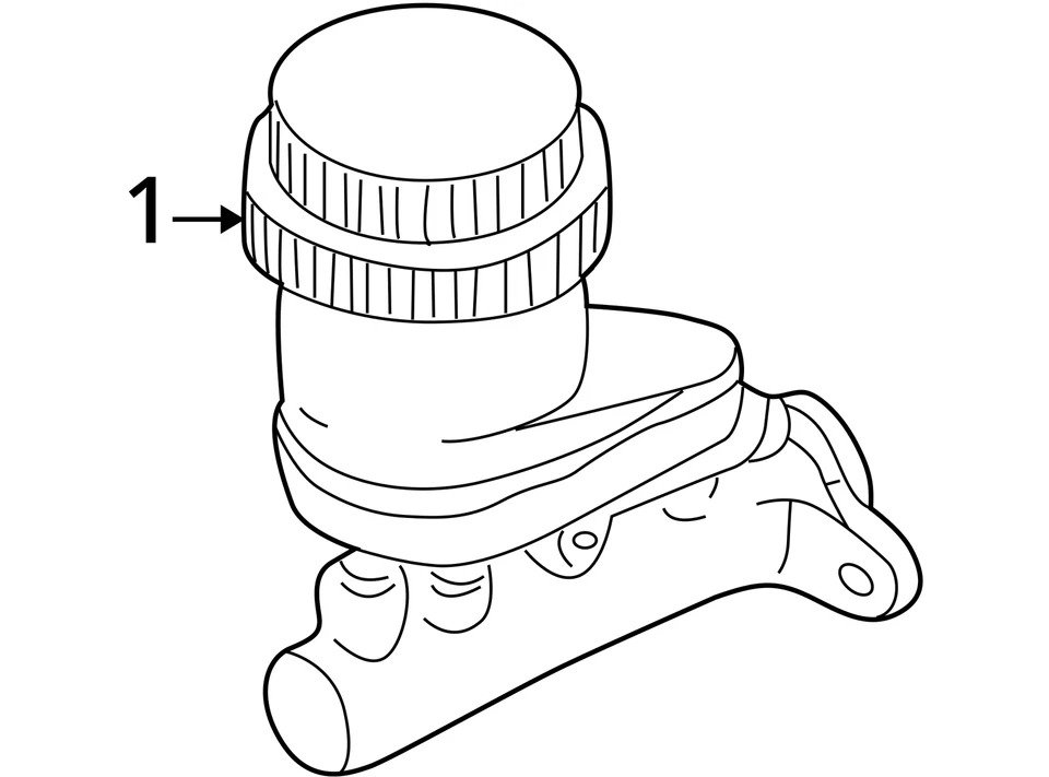 Master Cylinder Mitsubishi Galant 2000 2001 2002 2003 - Изображение 4 из 4