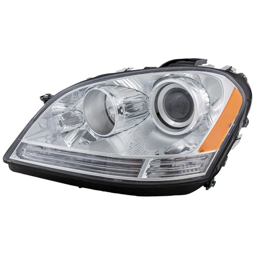 Headlight Set For 2006-2007 Mercedes Benz ML350 ML500 ML320 ML63 AMG With Bulbs - Picture 8 of 12