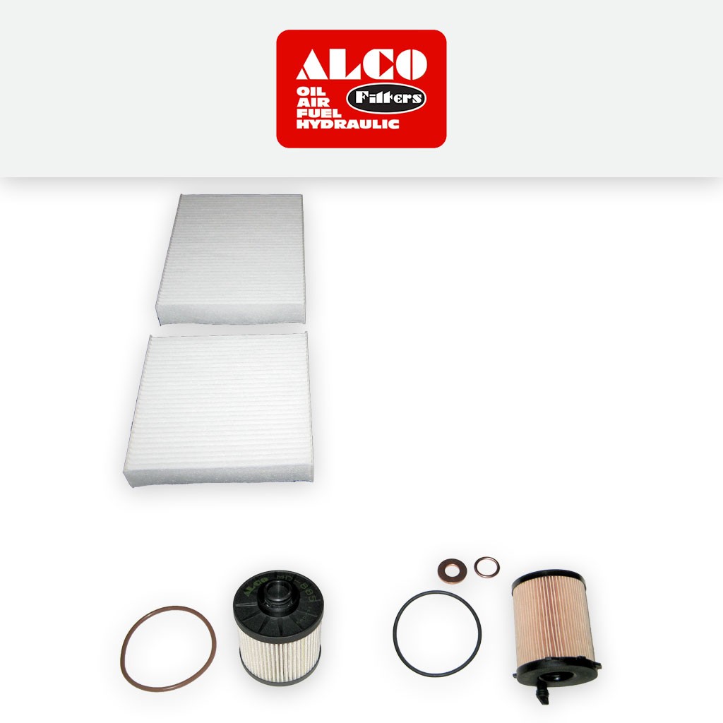 SERVICE KIT for CITROEN C3 III 1.6 BLUEHDI ALCO OIL FUEL CABIN FILTERS 2016-2022