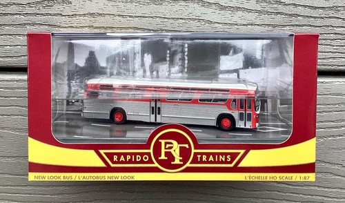 RAPIDO 1/87 HO SCALE DELUXE W' LIGHTS NEW LOOK GMC FISHBOWL BUS # 753071 F/S | Condition: New