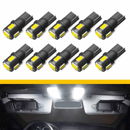 2-100x T10 194 168 W5W 2825 LED License Plate Interior Light Bulb Super White 6B - Picture 10 of 22