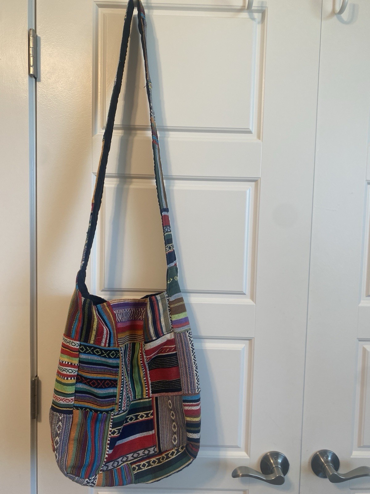 Patchwork PURSE Nepal Patchwork Hippie Boho Pocke… - image 2