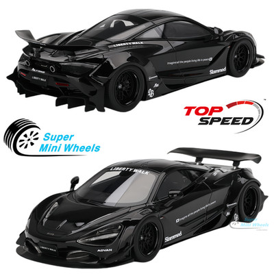 Top Speed 1:18 McLaren 720S LB Works Black TAS 2024 - TS0587
