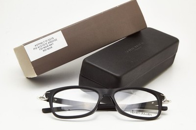 HENRY JULLIEN ASPHALT Black Narrow Matrix-style Y2K cyberpunk light glasses
