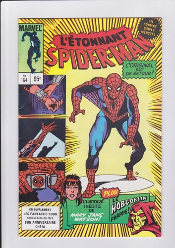 L'etonnant Spider-Man #164, 1984 Heritage Editions French Canadian