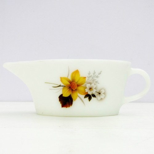 Vintage Retro 1970s JAJ Pyrex Autumn Glory Gravy Boat Jug