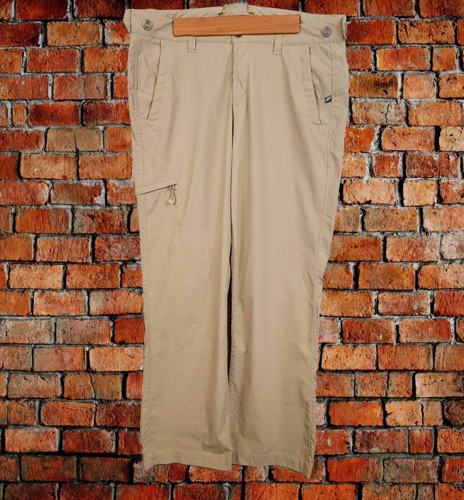 ALTRA Eddie Bauer Pantaloni Sportivi Donna 12 Elasticizzati Cachi Tan Nylon Escursionismo Outdoor