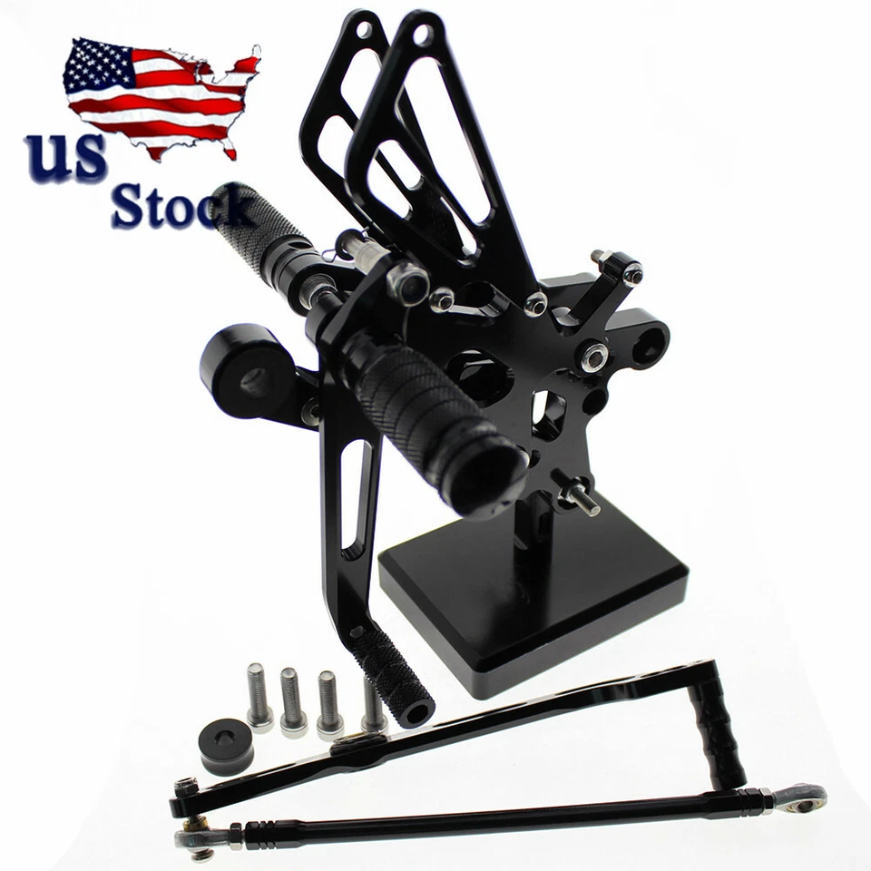 Para Kawasaki Ninja ZX6R ZX 6R ZX-6 2009-2012 2013 2014 FXCNC EE. UU. estribo trasero Foto 4 de 4