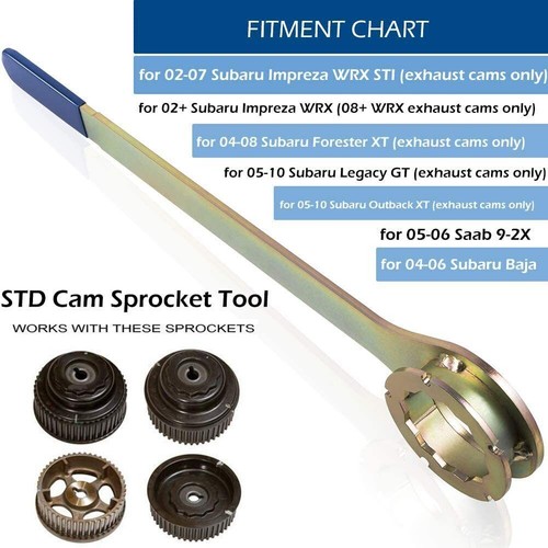 Intake/Exhaust Cam Sprocket Crank Pulley Gear Lock Tool Screw Kit For Subaru STD - Picture 2 of 14