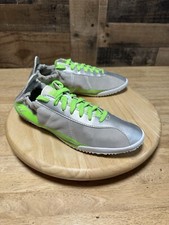 Everlast Sport Mujer Plateado Verde Neón Layne2 Zapatos de Entrenamiento Atlético Talla 10