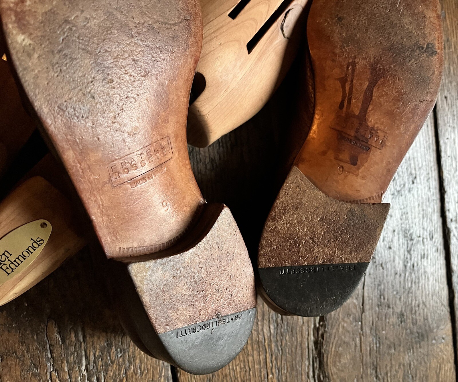 Fratelli Rossetti Brown Pattern Leather Classic T… - image 18