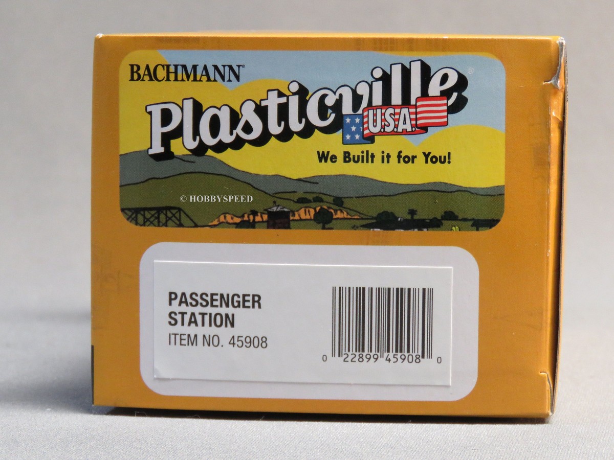BACHMANN N SCALE PLASTICVILLE PASSENGER STATION gauge train track