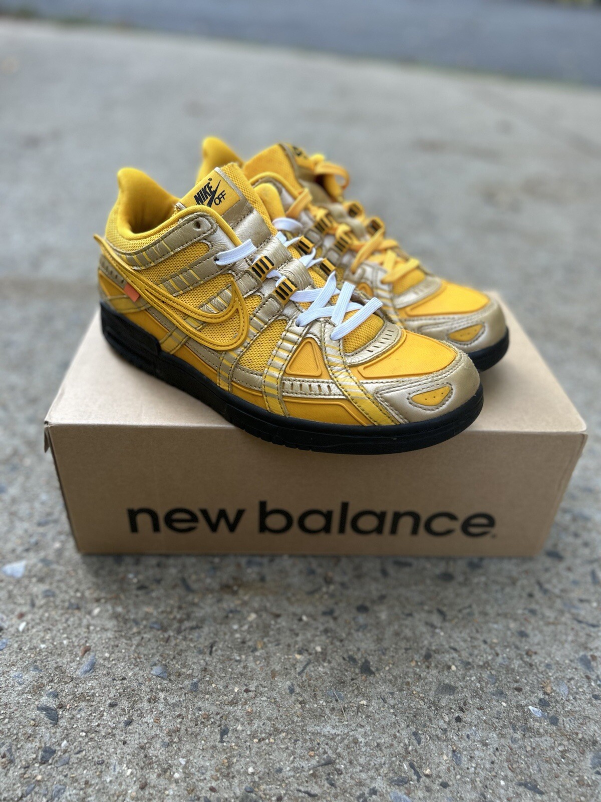 OFF WHITE X NIKE Nike Off White x Air Rubber Dunk University G taglia 9 5