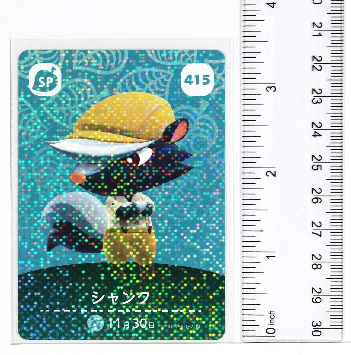 その他 amiibo Animal Crossing Amiibo Holo Card Japan No.111 SP Shrunk
