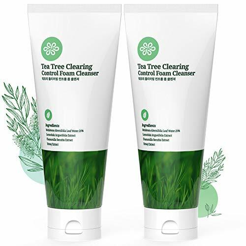 tea tree daily use cleansing foaming face wash