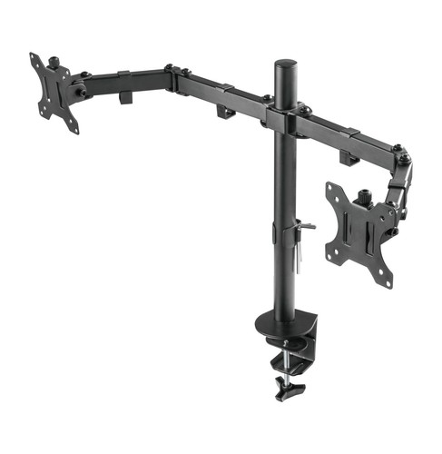 Dual Monitor Schwenkarm Tisch Halterung Doppel Halter 2x 8KG Office-414 bis 32" - Bild 8 von 8