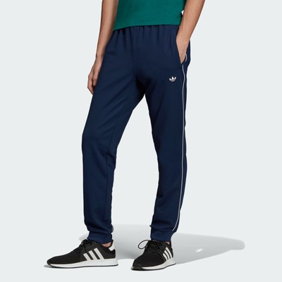 adidas track pants dark blue