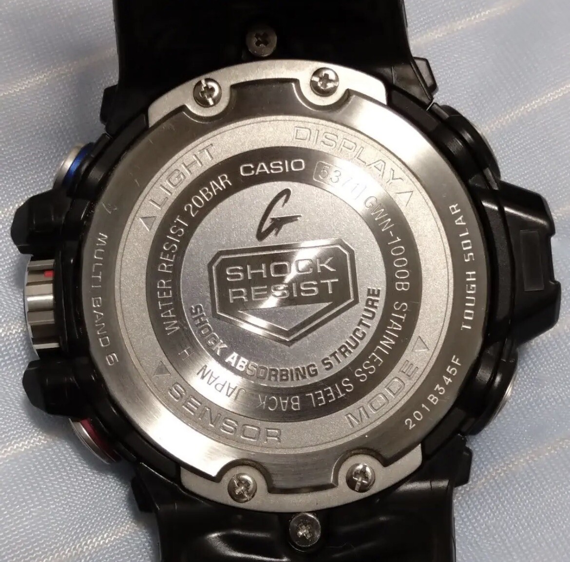 Casio G-Shock GWN-1000B-1BJF Black Resin/Stainless Steel Casio G-Shock GWN-1000B-1BJF Black Resin/Stainless Steel