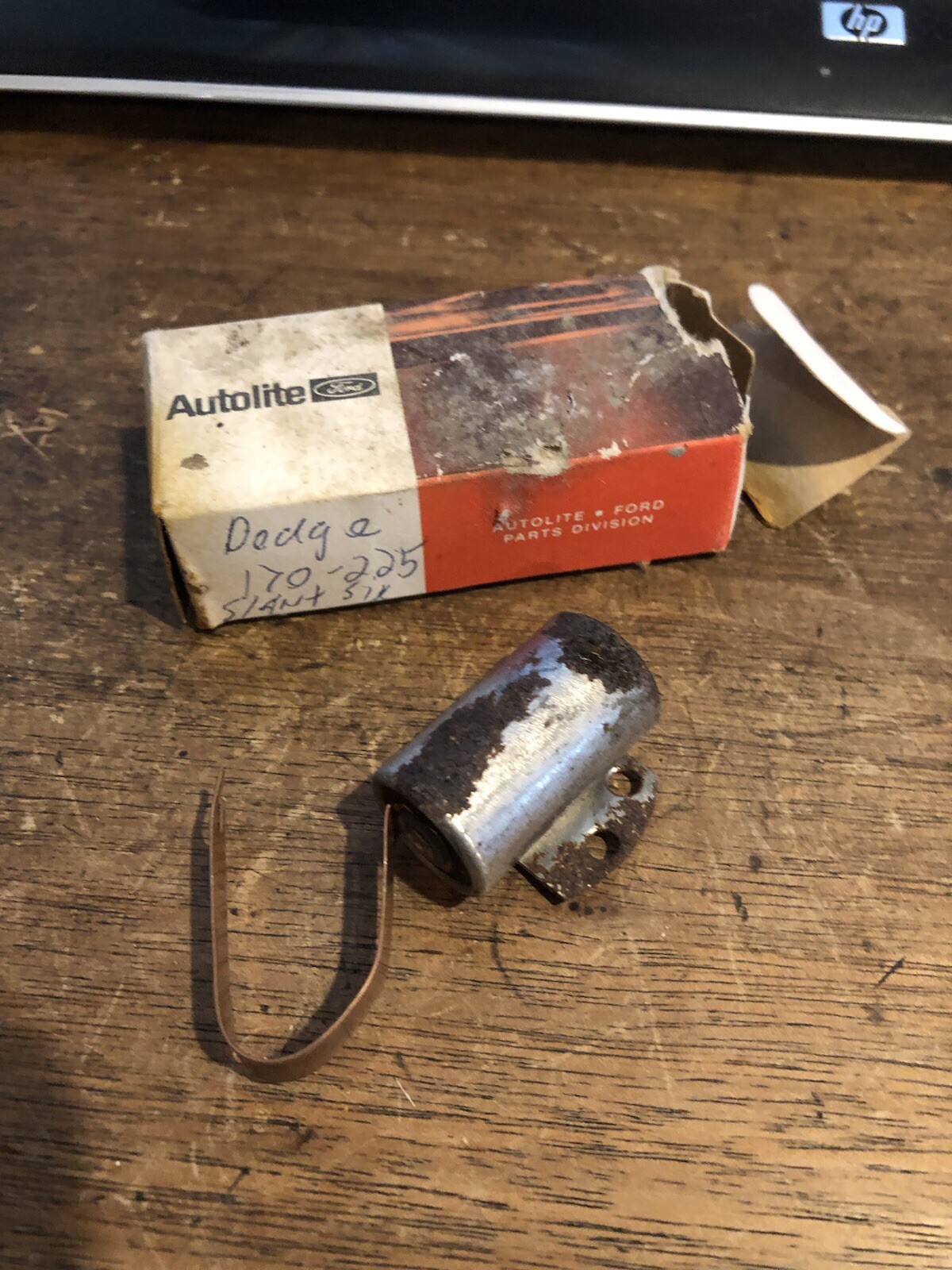 Dodge 170-225 slant 6 AUTOLITE# 2-300 DISTRIBUTOR/IGNITION CONDENSER