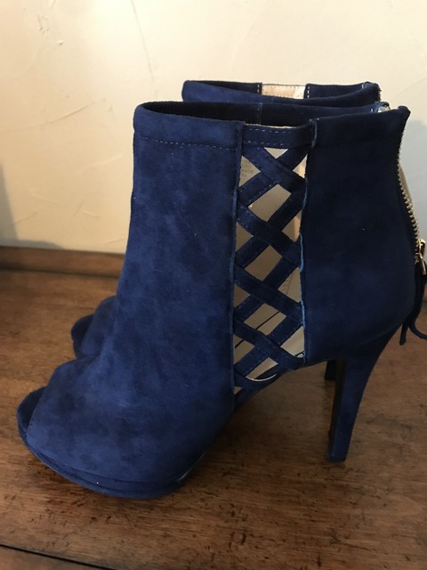 nine west navy boots