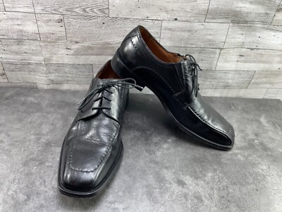 Brass Boot Oxfords Mens 8 Black Leather Derby Lace Up Cap Toe Dress Shoes Brass Boot Oxfords Mens 8 Black Leather Derby Lace Up Cap  main image 4