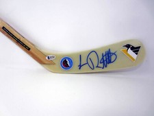 LUC ROBITAILLE Pittsburgh Penguins Auto SIGNED Hockey Stick Blade w/ BAS COA