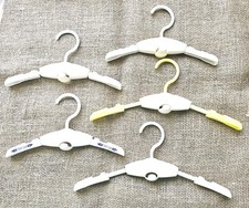 5 Vintage 1990s Munchkins Child Size Clothing Hangers Adjustable From 10" To 13"