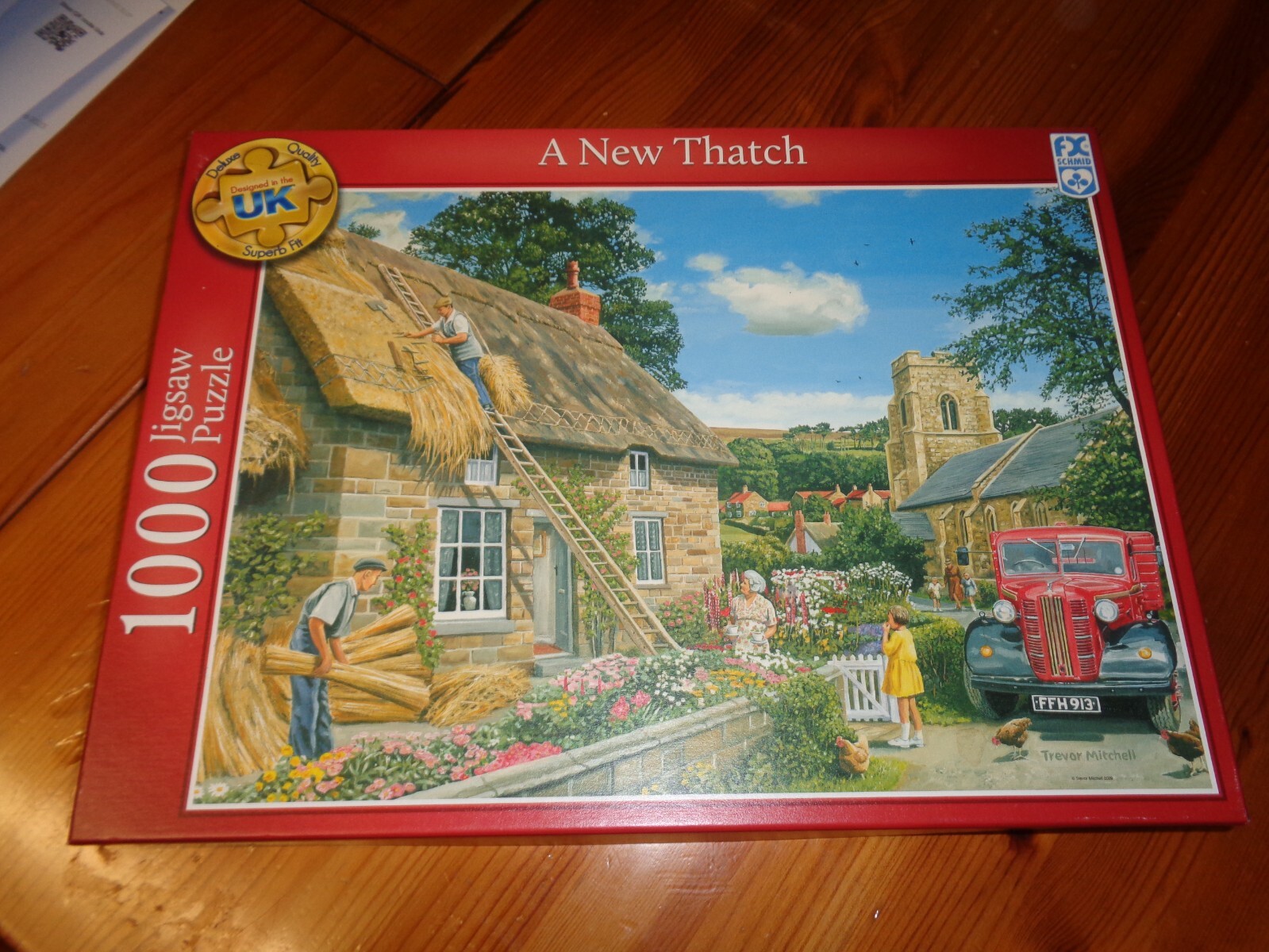 FX Schmid Deluxe Quality   A NEW THATCH 1000 Piece Jigsaw Puzzle - complete