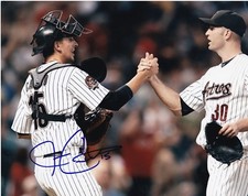 JASON CASTRO   HOUSTON ASTROS   ACTION SIGNED 8x10