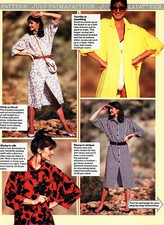 Oversize LOOSE SHIRT SHIRTDRESS GOWN 10 12 14 16 18 V Easy Prima Sewing Pattern