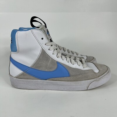 Nike Blazer Mid 77 SE GS University White Blue DH8640-104 Kids Sneakers 4.5Y