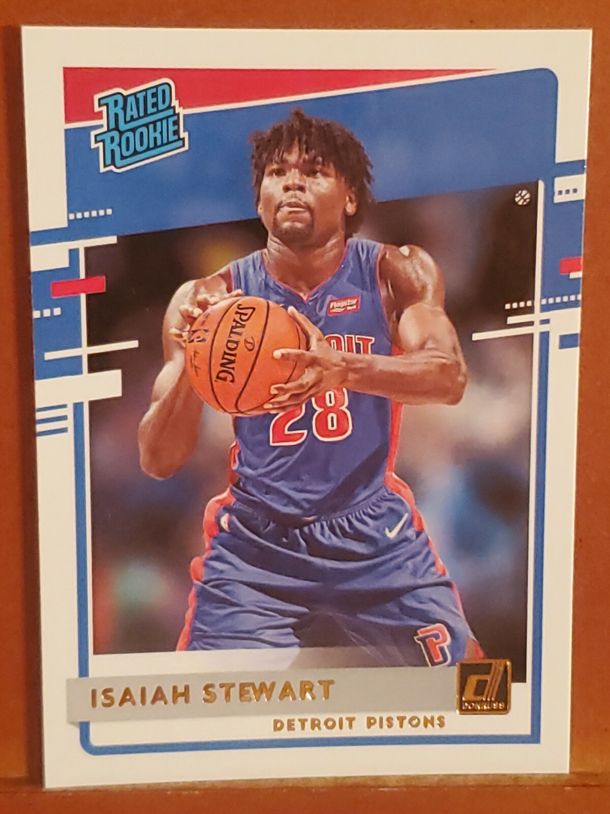 2020-21 Donruss #233 Isaiah Stewart RR RC PISTONS