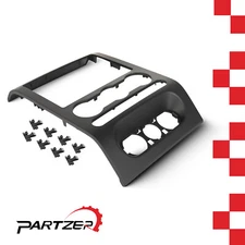 Dash Radio Climate Bezel Center Trim Panel Black Fit For 2004-2008 Ford F-150