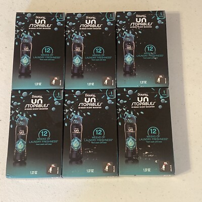 Downy Unstoppables Fresh 1.37 oz Each In-Wash Scent Booster Beads pack of 6 