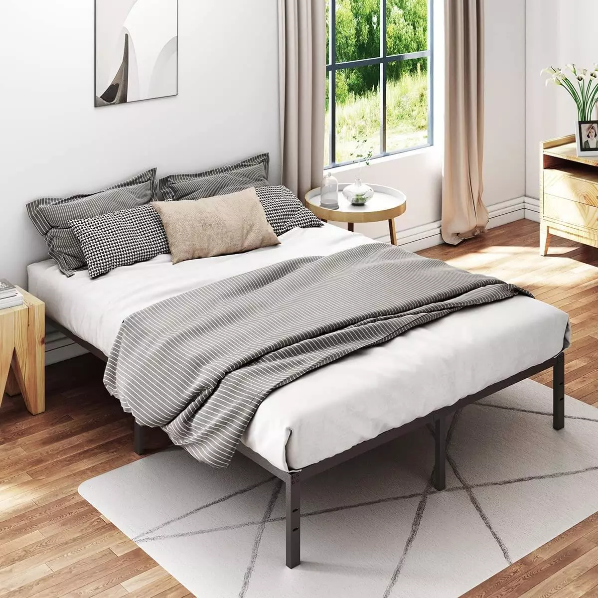 16 inch bed frame king deals