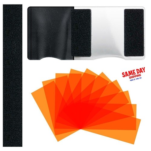 Gel Light Filter Photography 12 Colour Lamp Transparent Plastic Sheet Film 10Pcs - Picture 3 of 14