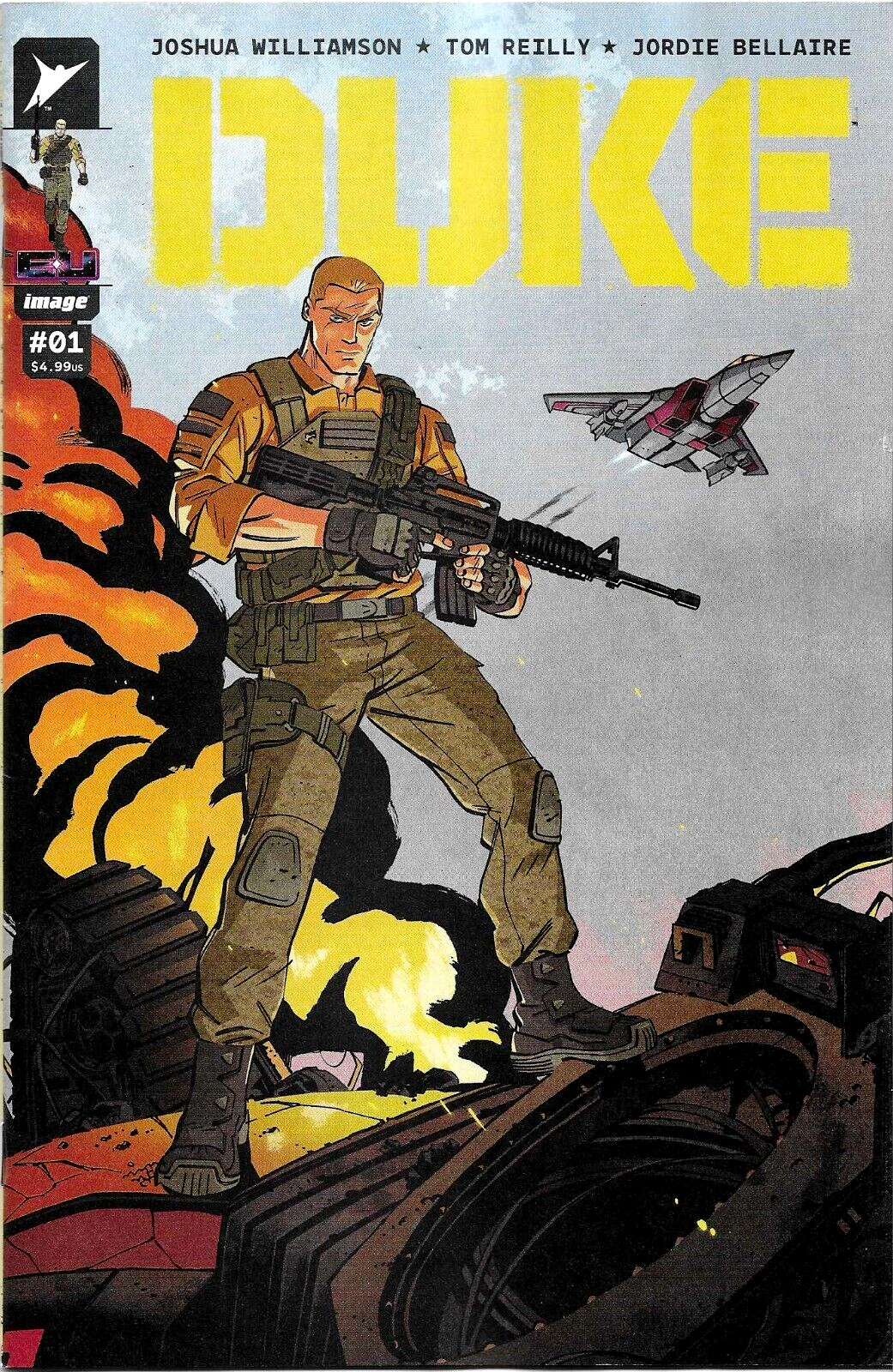 DUKE #1 (OF 5)  GI JOE  ENERGON UNIVERSE  REILLY COVER A  IMAGE SKYBOUND 2023 NM