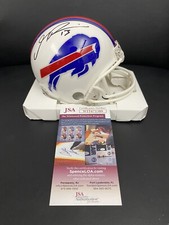 GABRIEL DAVIS Signed Riddell BUFFALO BILLS Mini Helmet JSA  WITNESS WIT671389