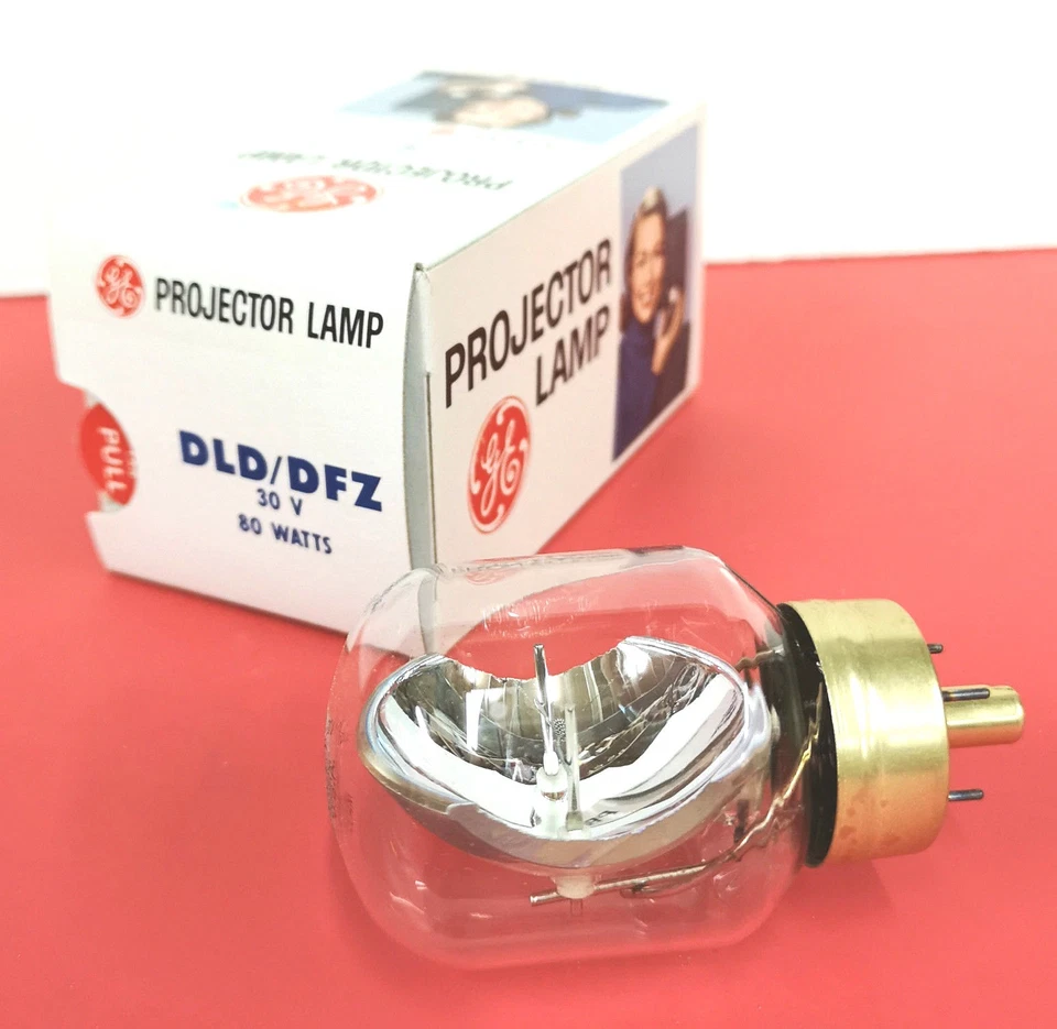 DLD DFZ 80W 30V 15-Hr Proyección Fotográfica BOMBILLA LÁMPARA Proyector NUEVO GE 40216 Foto 2 de 4