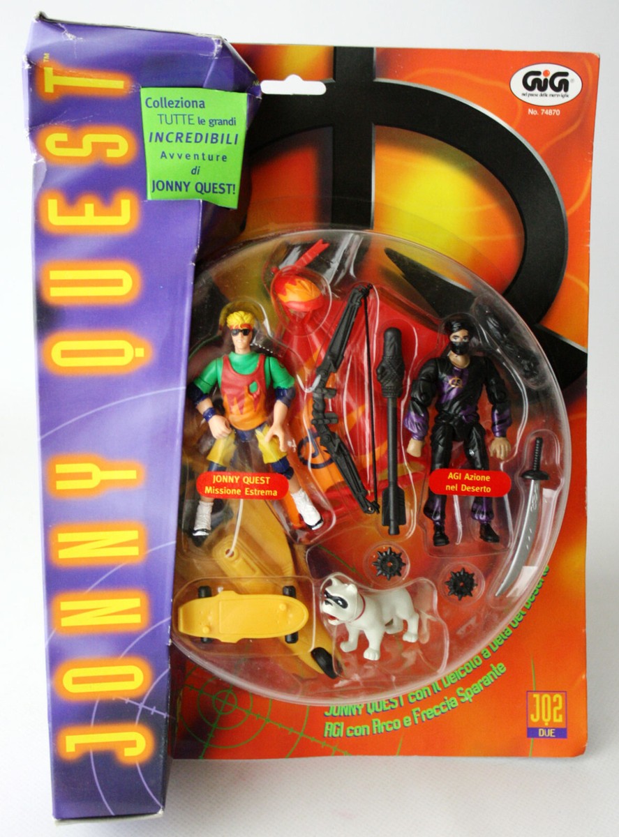 VINTAGE 1995 JONNY QUEST & AGI WITH DOG JQ2 GALOOB NEW ! | eBay