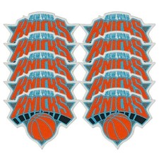 10 pcs New York Knicks Basketball Size 3.6"x2.8" Embroidered Iron on Patch DIY