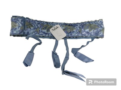 Aubade Taillengurtel Strumpfgurtel Hüftgurt Model Mistra 2250 blau Grösse S