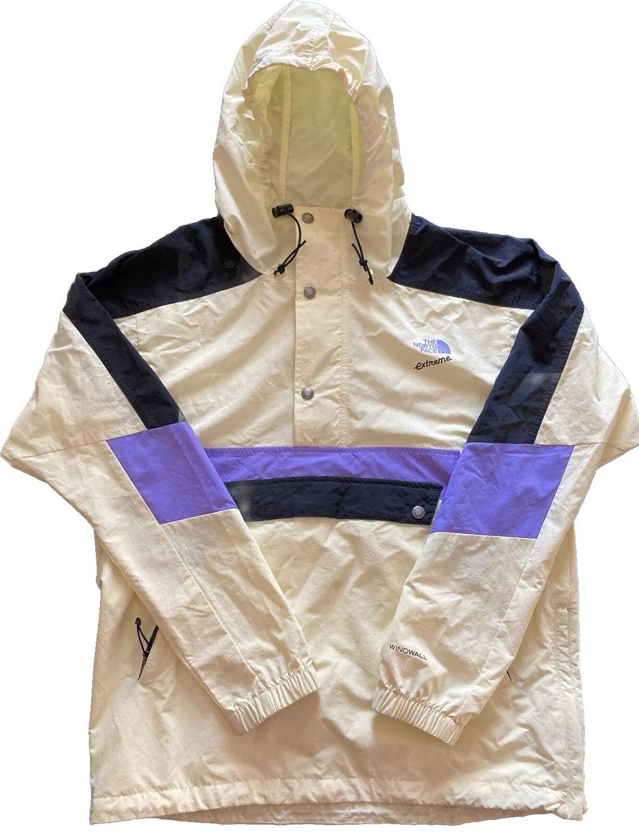 The North Face Extreme Anorak Windbreaker, Size M, Yellow, Black
