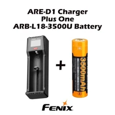 Fenix Battery Charger ARE-D1 USB + 1 ARB-L18-3500U Rechargeable Battery