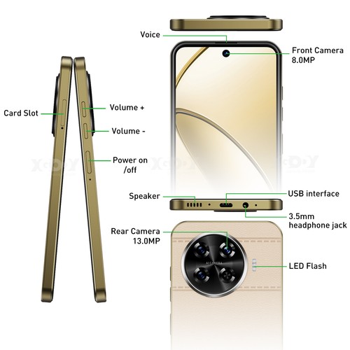 PHONE 2025 Android Cheap Cell Phone Unlocked Smartphone Dual SIM Quad Core GPS - Picture 17 of 31