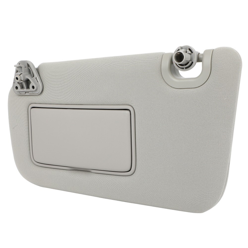 Driver Side Gray Sun Visor Without Sunroof For 2012-2019 Nissan LEAF Sentra