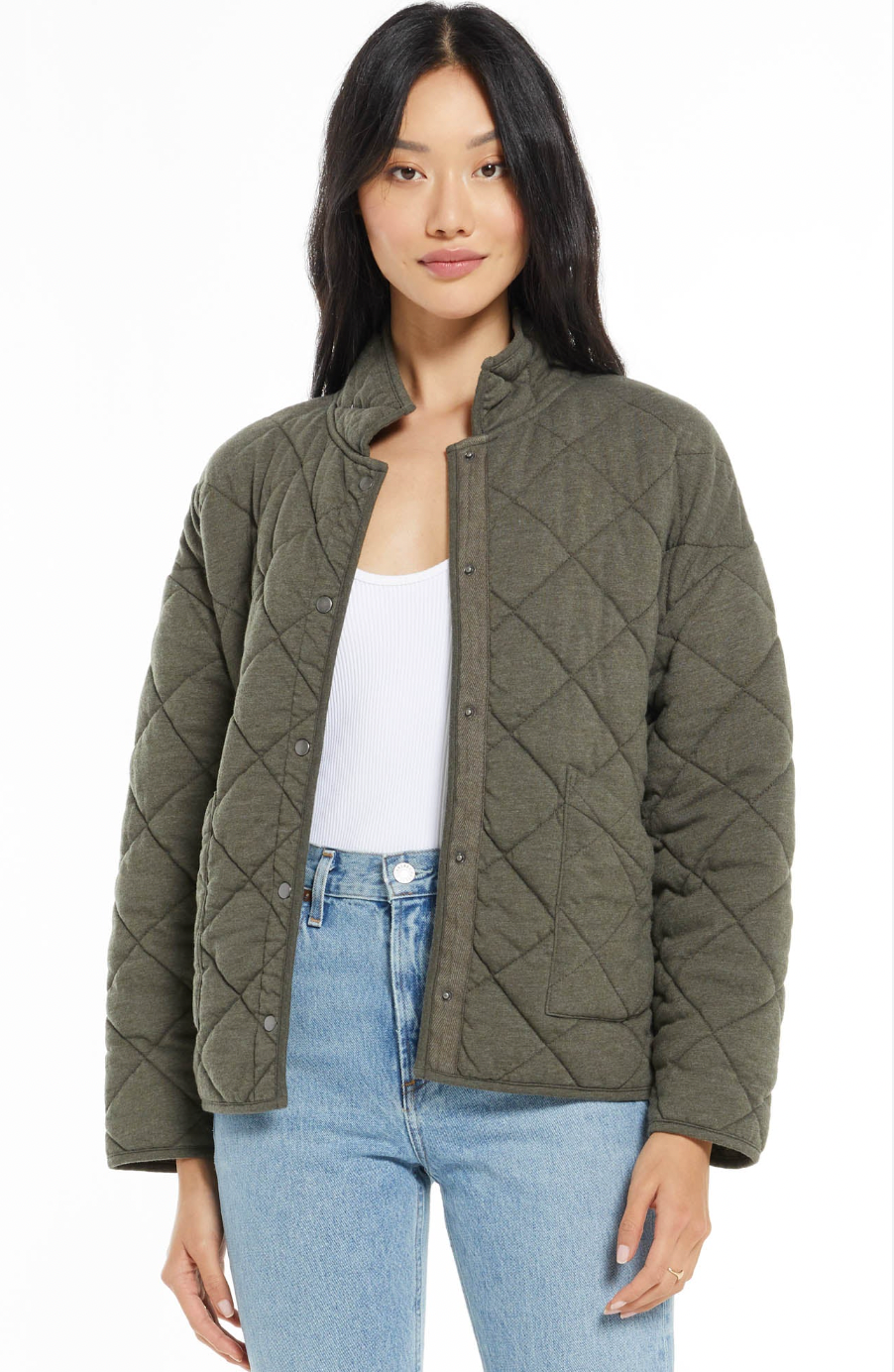 z supply maya quilted jacket