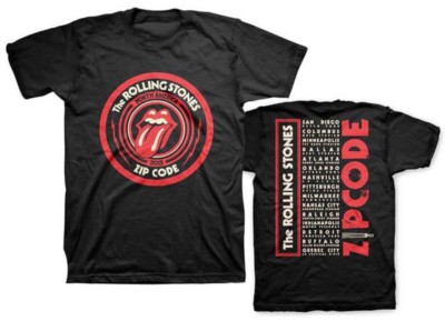 ROLLING STONES - Zip Code 15 Circle Logo Tour - T-Shirt - Größe / Size XXL