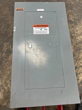 👀SQUARE D 250 AMP MAIN LUG PANELBOARD 600Y/347 VAC 3 PHASE 4 WIRE 30 CIR TYPE 1